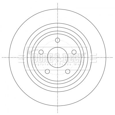 BORG & BECK Тормозной диск BBD5385